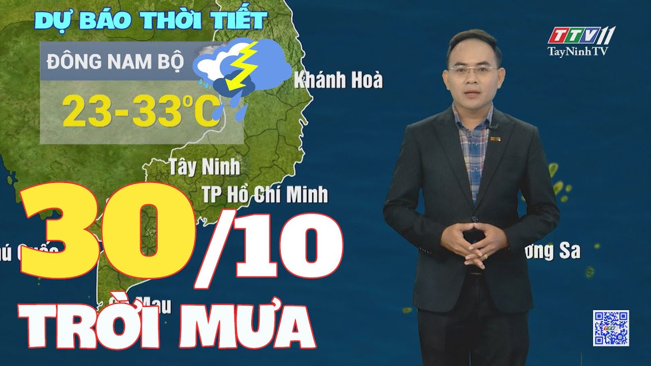 Bản tin thời tiết 30-10-2024 | TayNinhTVENT